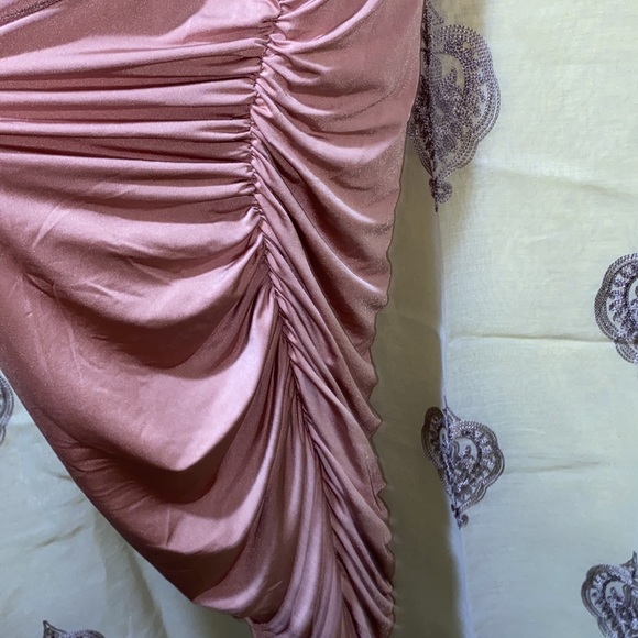 SOPRANO PINK HALTER POLYESTER/SPANDEX ELASTIC SIDE, DRESS SZ S - Picture 7 of 12